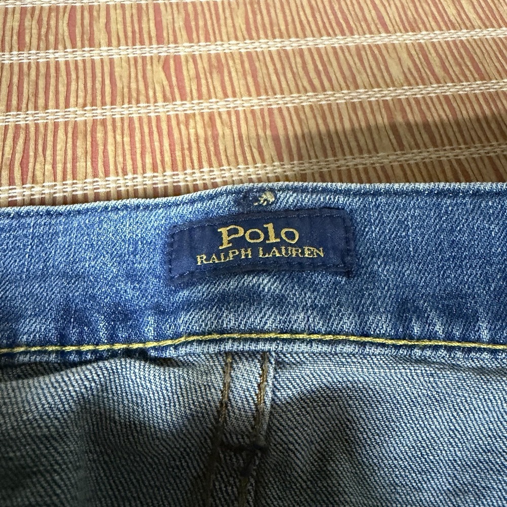 Polo Ralph Lauren Jeans Men's 40 x 30 Varick Slim Straight Medium Wash Denim - Picture 4 of 7